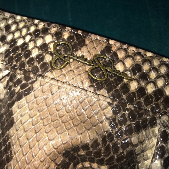 Jessica Simpson Faux snakeskin wristlet - Picture 3 of 6